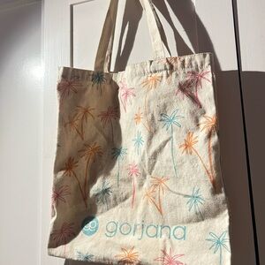 Gorjana Multicolor Palm Tote Bag